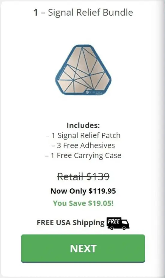 Signal Relief Patches order